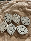 Lot Of 6  Vintage 5 Pin Ceramic Tube Socket