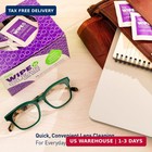 Flents Lens Wipes  Wipe  n Clear  Pre-moistened   Streak-free  150 Count   Safe