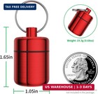 Ear Plug Carrying Case Keychain 2 Pack Small Waterproof Metal Earplug Case Fast