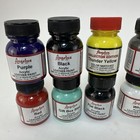 Angelus Acrylic Leather Paint Lot 20x 1oz Mixed Colors Used Sneaker Custom