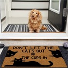 Indoor Welcome Mat  Door Mats Indoor Entrance Traps Sand And Dirt Well Fabric   