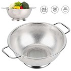 Prioritychef Colander  Stainless Steel 3 Qrt Kitchen Strainer With Large
