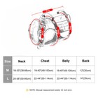 Reflective Tactical Dog Harness No Pull Soft Mesh Military Training Service Vest