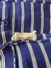 Vintage Blue   White Stripe Women   s Gloves Size 6 1 2