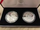 2018 World War I Centennial Silver Dollar   Air Service Medal Set Box   Coa