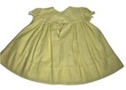 C I Castro Co Vintage Baby Infant Girl  White Yellow Dress 24 Mos