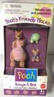 Vintage 1998 Pooh   s Friendly Places Kanga   Roo And Eeyore   Rabbit Figures Nos