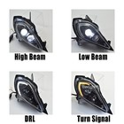 2pcs Led Headlights Set Head Lamps For 2006-2025 Yamaha Yfz 450 Raptor 700 700r