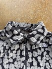 The North Face Leopard Animal Print Fleece Zip Up Jacket Girls Xl