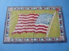 Old Vintage - Tobacco Felt - U s  Flag - 48 Stars