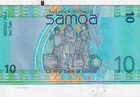 Samoa 10 Tala 2017 P 39b Unc Extra Edge