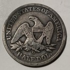 1858-o Seated Liberty Half Dollar 50c Silver Circulated Business Strike