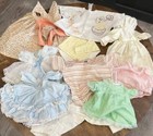 Vintage Mixed Lot 20 Piece Doll Clothing Lot Dresses Shirts Pajamas Etc