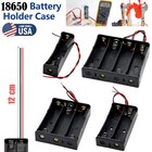 2-8pcs 18650 Battery Holder Box 1 2 3 4 Slot Case W  Wire Diy Power Storage Case