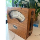 Norton Electrical Co Dc Ammeter Vintage Wood Case Amp Meter 7x7x3 25