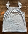 Gymboree Girls Sleeveless Light Blue Top   Beach sand   Size 12   Nwt