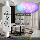 3d Big Cloud Lightning Light Kit Music Sync Warm White Multicolor Lightning 1