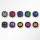 Mrc Poker 500pcs 14g Laser Graphic Ace Casino Poker Chips Set With Alum Case