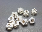 New Lego White Brick Modified 1x1 Stud With Studs On 4 Sides 4733  x10 