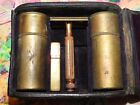 Vintage 1920s Gillette Gold Razor Shaving Travel Kit W  Case  8 Blades In Paper