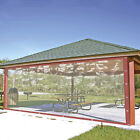Clear Vinyl Tarp For Patio Outdoor Clear Rainproof Curtain Pvc 8x16ft 2 5 5m