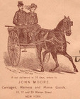 Advertising  Horses  1893 John Moore Carriages  Etc  Ny To Binghamton Ny Sc  231