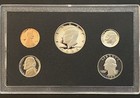 1983 Five Coin United States Proof Set Encased With Etching On Case