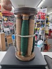Antique Lot Of 7 Wooden Thread Bobbins Spools   Spindle