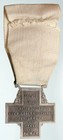 1919 France World War I Wwi Antique French Red Cross Ribbon Silver Medal I90958