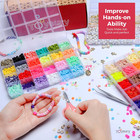10800 Pcs Clay Beads Bracelet Kit - 48 Color Diy Jewelry Making Supplies