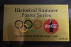 Vintage 1996 Coca-cola Historical Summer Games Poster Series Olympic Pin Set