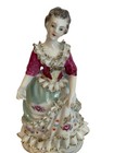 Set Of 2 Rare Antique Victorian Couple Meissen Style Figurines Figures Vintage