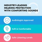Lucid Audio Hearmuffs Sounds  White - Over-the-ear Hearing Protection For Infant