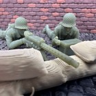 World War 2 American M1919 Machine Gun Crew Set Toy Soldier 3d Resin 1 32 Figure