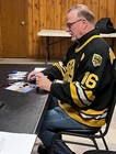 Rick Middleton Boston Bruins Auto Photo 8x10 Autograph Signed Inscriptions  Coa
