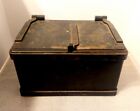 Antique Original Authentic Heavy Cast Iron Strong Box Safe Stagecoach Railroad