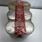 6 Pack Vintage Empty Rainier Beer Cans Pull Off Tabs