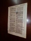 1611-1st Ed -folio Kjv Bible Leaf-title Page-the Book Of 2nd Samuel-2nd Issue
