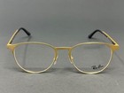 Ray Ban Eyeglasses Matte Arista On Arista 51mm Round Metal Frame Rx6375-3133