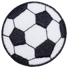 Soccer Ball Patch - Embroidered Sports Badge 2   iron On 