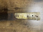 Antique Machete Leather Detailed Case Bone Handle Rare Find