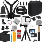 Gopro Accessories Kit With 2 Batteries   Charger - Essential Bundle For Hero 12 