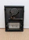 Antique Brass Us Post Office Box Door Flying Eagle Working Combination W Frame
