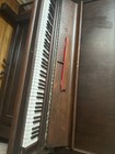 Steinway And Sons Upright Rare Piano  Brown Colored  Made In 1901 New York 