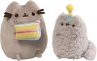 Gund Stuffed Animal Pusheen   Stormy Birthday Collector Set Nwt 2 Piece Sealed