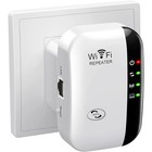 Wifi Extender Signal Booster Up To 5000sq Wifi Range Extender 300m White Us Plug