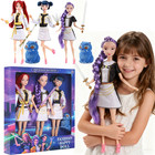 3pcs Gift Cosplay Kpop Demon Hunters Action Figures Mira Rumi Zoey Doll Toy Jq