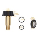 Cutetool 7110166 Water Inlet Fitting 3 8 Inch And 3 4 Inch  Yellow Black 