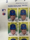 1989 Nolan Ryan First Day Cover 9 Stamps St Vincent Stamped