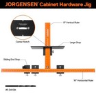 Jorgensen Cabinet Hardware Professional  Jig Tool Aluminum Alloy   Double Scale